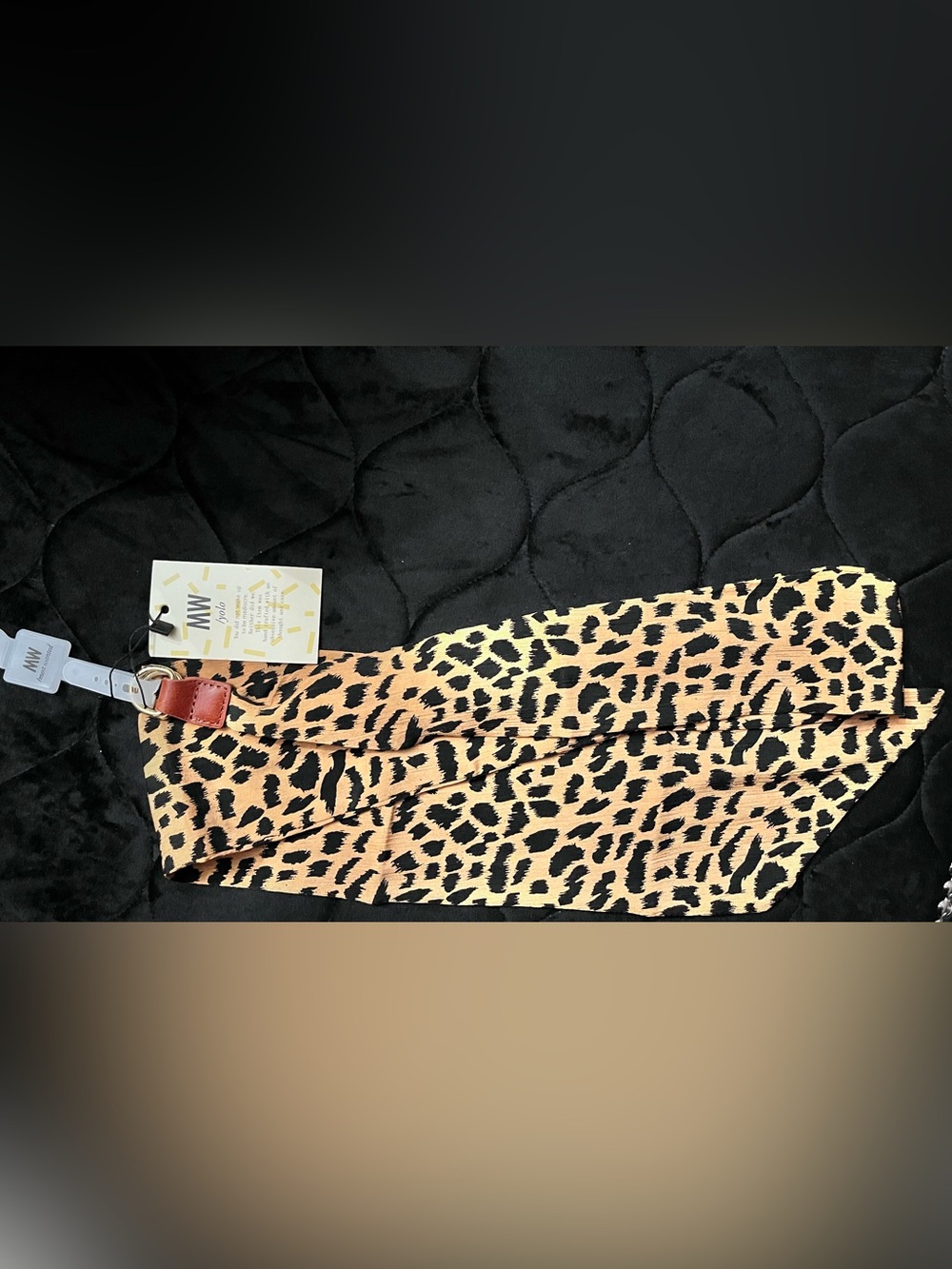 MOST WANTED Leopard Printed Scarf Belt